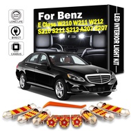 Canbus LED Interior Dome Map Reading Light Kit For Mercedes Benz E Class W210 W211 W212 S210 S211 S212 A207 C207 Car Accessories