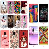 L2 Samsung Galaxy A8 2018 Case TPU Soft Silicon Transparent Protecitve Shell Phone Cover casing