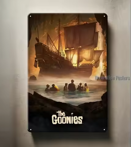 1u,The Goonies Movie Metal Poster Tin Sign - 20x30cm Plate-aluminum-aluminum