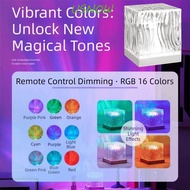 USNOW Ocean Waves Projector Light, 16 Colors Light Dynamic Wave Effect Water Ripple Crystal Lamp, Ni
