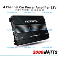 Adivox 4 Channel Mosfet Power Amplifier Car A-1950.4