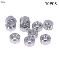 [Dhin] 10pcs 683ZZ 3*7*3 Mm Miniature Bearing Chrome Steel 683 ZZ 2Z 683Z Inner Bore 3mm Small Deep 