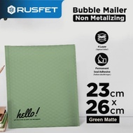 AMPLOP BUBBLE MAILER HIJAU BUBBLE WRAP ENVELOPE GREEN RUSFET 23X26
