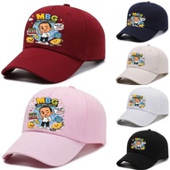 Boys and girls baseball caps with mbg mas image, handsome Bahlil