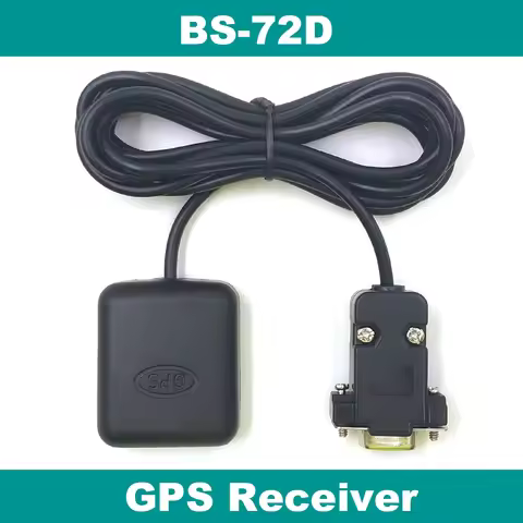 5.0V RS-232 DB9 female connector RS232 GPS receiver,9600bps,NMEA-0183 protocol,4M FLASH,with GPS mod