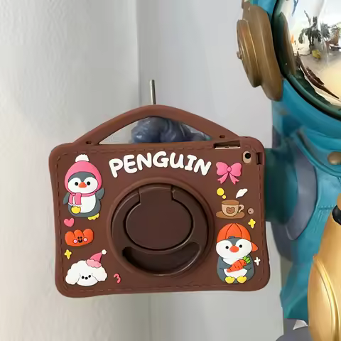 Kids Case for Samsung Galaxy Tab A 8.0 T290 A7 Lite 8.7 T220 Cute Penguins Cover for A8 10.5 X200 S6