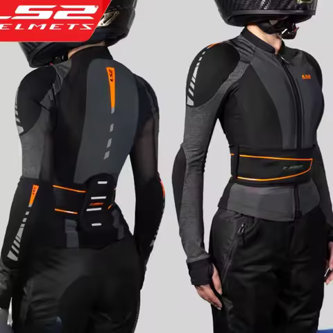 Original LS2 Motorcycle Jacket Women Summer Riding Clothing 7 CE Protective Off-Road Armor Racing Co