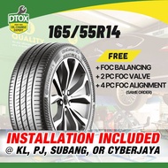 [Installation Provided] New Tyre 165/55R14 suitable for Kelisa, Kenari