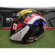 KYT HELMET 3 NATION NO BIKE NO LIFE 2.0 /NF-J HELMET KYT 100%