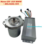 Bộ Động Cơ 500W 600W 800W 1000W | Motor 500W 600W 800W 1000W | Motor 12V | Motor 24V