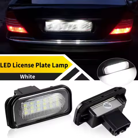 2pcs Rear license light for Peugeot 206 Convertible/Hatchback/Saloon/Estate model 1998-2010 Partner 