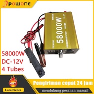 4 Tubes 58000W DC12V Electric Ult-rasonic Inverter Electro High Power Inverter Smart Pulse Waterproof Short-circuit Protection
