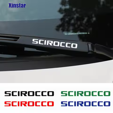 4Pcs Car Windshield Wiper Sticker For VW Volkswagen GTI R SCIROCCO