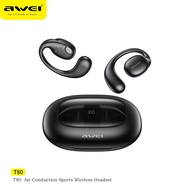 Awei T80 Sports Bluetooth Earbuds Air Conduction Earbuds Wireless Earbuds Bone Conduction Headphones Air Transmitting