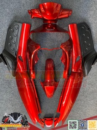 ชุดสี YAMAHA NOUVO5MY/NOUVOตัวเก่า สีแดงแก้ว งานเทียมทำสีระบบ 2K