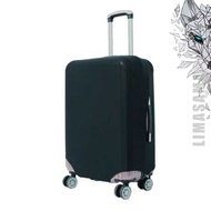 Elastic Luggage Cover Plain Smooth Soft Good BLACK Quality Flexible Protective Cover 18 20 22 26 28 