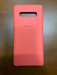 Samsung Galaxy S10+ 原廠矽膠手機殼 珊瑚色 Berry Pink