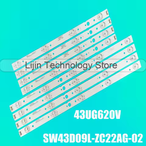 LED Backlight Strip For 43"TV 43UG620V CRH-A4330300104L6CNRev1.0 CRH-A4330300105R6CNRev1.0 43UJ620V 