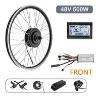 Wheel Hub Motor 500W Electric Bike Conversion Kits 20-29 Inch 700C Rear Front Drive Engine Ebike Kit
