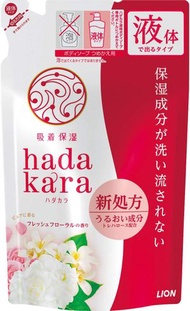 獅子hadakara身體肥皂新鮮的花卉補充360毫升
