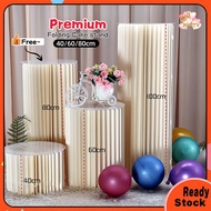 PARTY Premium Folding Cake Stand Round Paper Cylinder Stand Meja Kek Paper Cake Stand Cylinder Stand