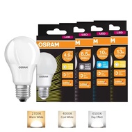 OSRAM LED Value Classic A Ball Lamp 4.9W 8.5W 10W 13W E27 220V Frosted Bulbs 2700K 4000K 6500K White