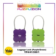 Yale YP4/41/350/1 Novelty Luggage Lock (Purple/Green)