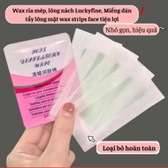 SET of 10 wax strips for mustache, hair Slingshotch, facial hair, convenient facial wax strips _GD88