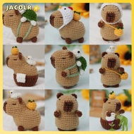 JACOLR Capybara DIY Crochet Kit, DIY Set with Crochet Hooks Crochet Stuffed Animal Kit, Beginner Gui