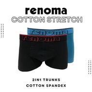 Renoma Cotton Stretch Trunk 322 - Men's Boxer Panties 2in1