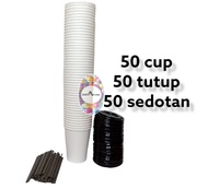 SET CUP KOPI / CUP KERTAS / GELAS KERTAS / CUP MINUMAN PANAS