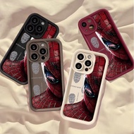 Fashion Marvel Red Spider-Man Casing For Redmi Note 9S 7 8 9 Pro 12C 13C 13 12 9T 9C 9A 9T 9i 10A 10