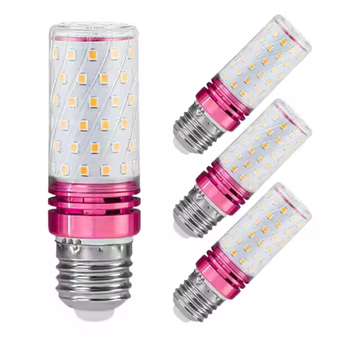 4pcs LED Corn Bulb E27 E14 Light Bulb AC220V AC110V LED Lamp Chandelier Candle Light For Home Decora