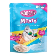 Moochie อาหารเปียกแมว [ยกลัง 48 ซอง] มูชี่ ไม่เติมเกลือ เพื่อสุขภาพน้องแมว ครบสูตร