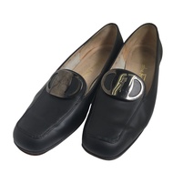 Salvatore Ferragamo 低跟方頭鞋，5C 碼
Salvatore Ferragamo黑 [二手]