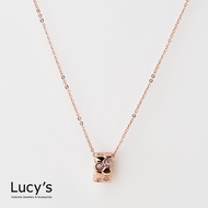 Lucy's 微鑽幾何環 項鍊 (三色) (115409/115410/115411)/ 玫金