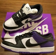 🔝Nike sb dunk low pro court purple 黑紫 男女同款