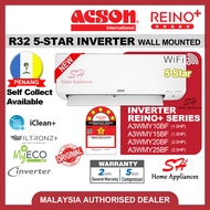 ACSON R32 5-STAR INVERTER Air-conditioner REINO+  5-Star Inverter Aircond 1.0HP 1.5HP 2.0HP 2.5HP