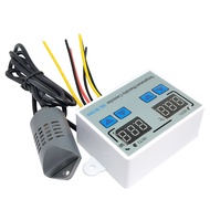 K0XK-W1099 Dual Digital Thermostat Humidistat Egg Incubator Temperature Humidity Controller Regulato