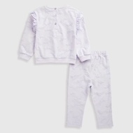 Mothercare Baby Girl Swan Lake Towelling Set - 2 Piece