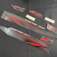 Nguyên bộ tem rời 3 lớp zin thái dán xe máy Yamaha sirius 2017 màu đỏ đen