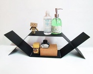 黑設計 雙X桌上置物架 小物架 桌上書架 收納架 工業風家飾家具