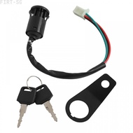 Motorcycle Ignition Switch Key and Bracket Compatible with For 50cc to 1For 50cc