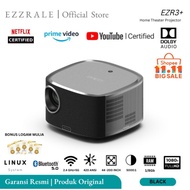 EZZRALE EZR3+ PLUS SMART PROJECTOR 420 ANSI LINUX NETFLIX CERTIFIED