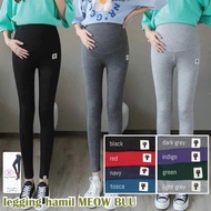 MEOW BUU Maternity Leggings / jumbo maternity pants fit to 3L. Stretch Waist from 80cm ampe 130cm