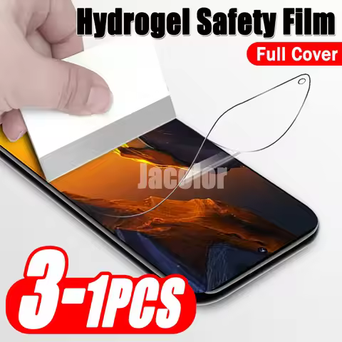 1-3 PCS Gel Film For Xiaomi Poco F5 Pro F4 F3 X4 GT X5 X3 NFC Screen Hydrogel Film For PocoF5 F5Pro
