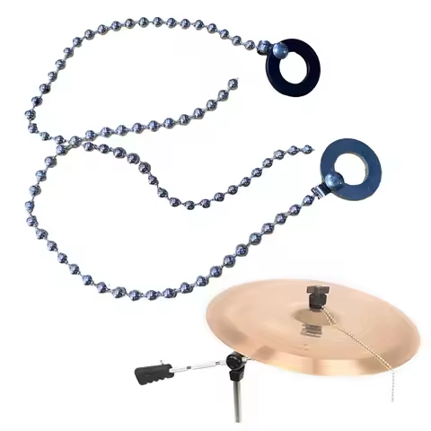 Aluminium Alloy Cymbal Sizzler Extension Chain Sizzler 1pc 29 X 3.1cm Cymbal Extension Chain For Dru