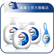 威露士 - 殺菌洗手液健康清香450ml*2+補充裝450ml+威露士Q版免洗搓手液20ml (新舊包裝隨機發放)