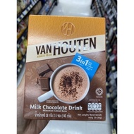 Van Houten Milk Chocolate Drink 140 G. เครื่องดื่ม ช็อกโกแลต สำเร็จรูป ( แวน ฮูเต็น มิลค์ ช็อกโกแลต ดริ้งค์