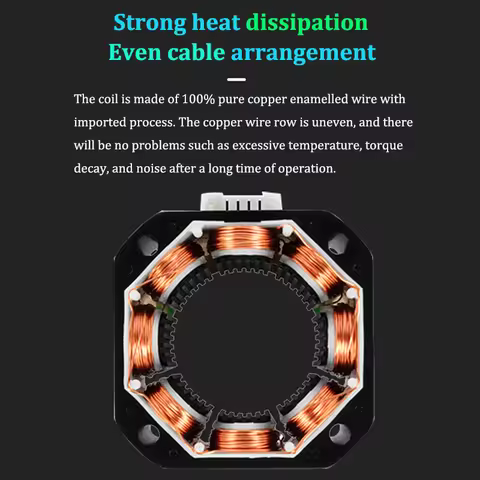 Nema 17 Stepper Motor 0.42N.m 2 Phase Height 23、33、40、47、48、60mm 42 Stepper Motor For 3D printer CNC